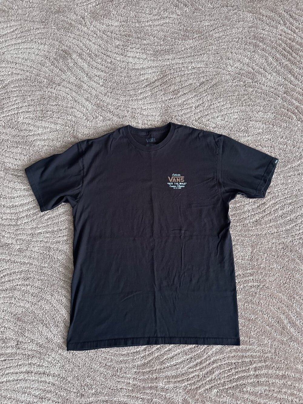 Vans tshirt, size large, black